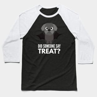 Schnoodle Halloween Trick or Treat Baseball T-Shirt